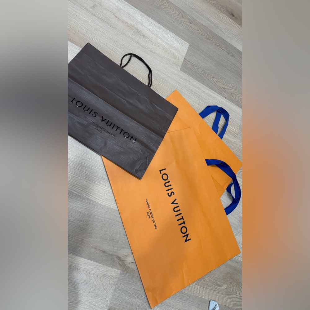 Louis Vuitton shopping bags